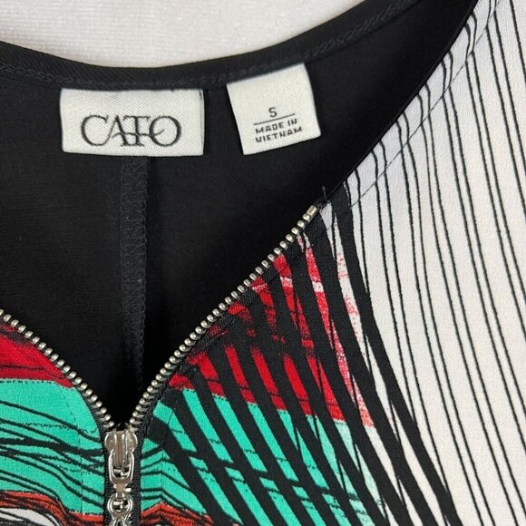 Cato Women 3/4 Sleeve Stretch Pullover Top Size S - Picture 3 of 8